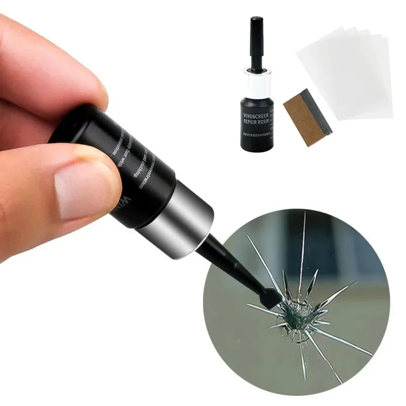 Car Glass Scratch Repair Fluid Agent Set Windscreen Window Glass Nano Scratch Crack CrackResin Repair Agent Tools Auto Accessory 2